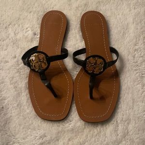 Mini Miller Leather Thong Tory Burch sandals